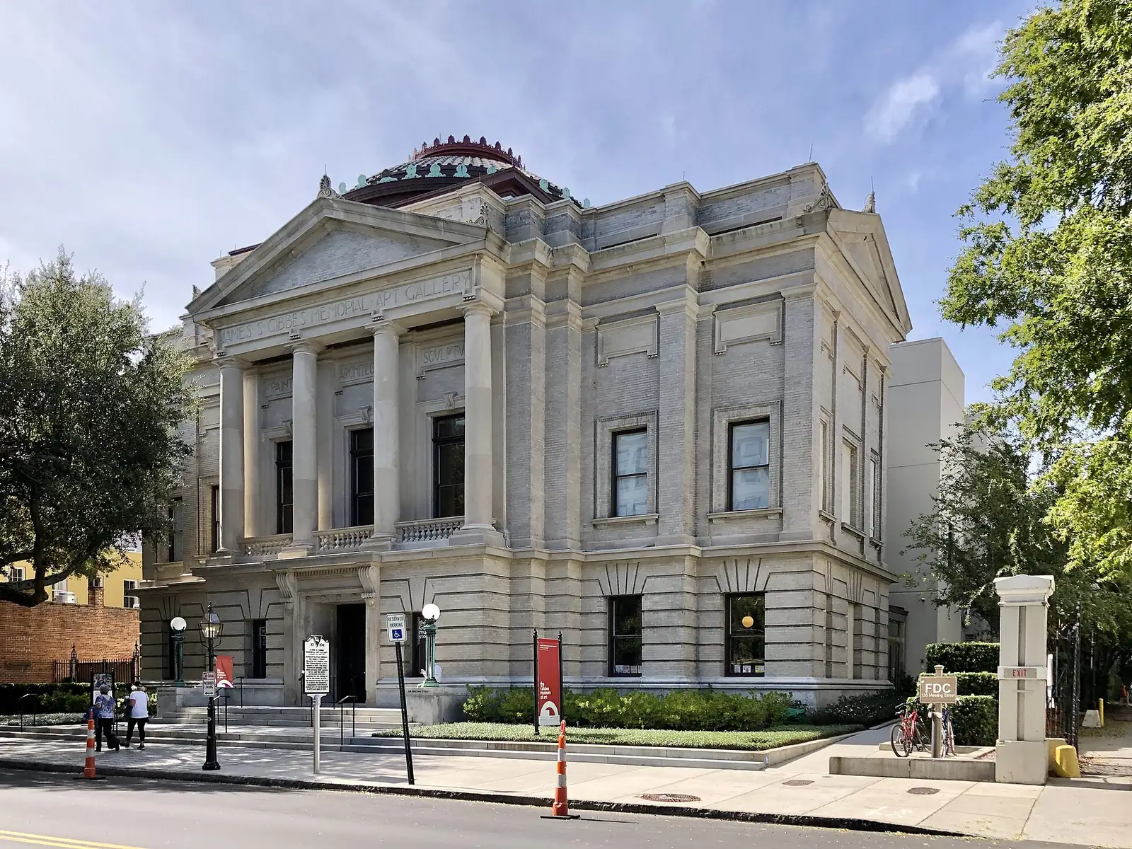 The Gibbes Museum of Art on Meeting Street in Charleston's French Quarter.