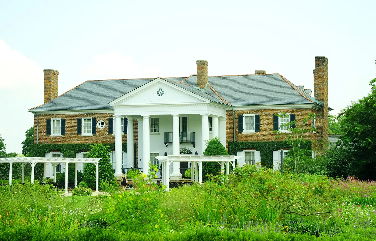 The main house at Boone Hall in Mount Pleasant, where the Boone Hall Pumpkin Patch runs on fall weekends.