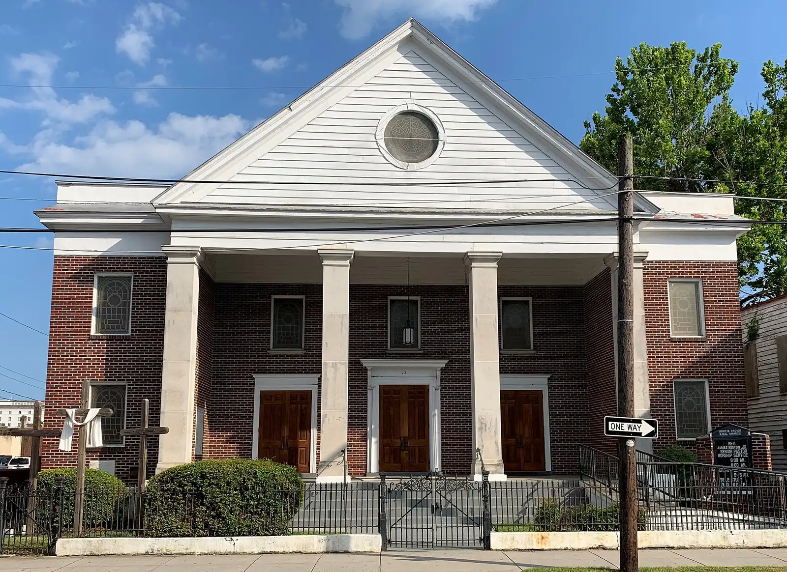 Morris Brown AME Church at 13 Morris St., one of Charleston County's early voting centers on the peninsula.